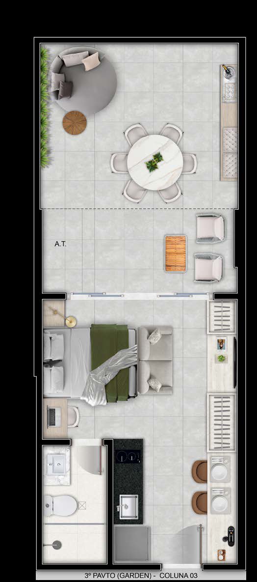 Planta Apartamento — On Sand