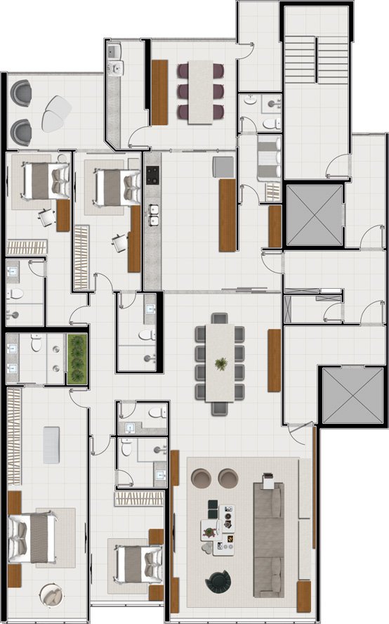 Planta 4 Suites — Taj Home Resort