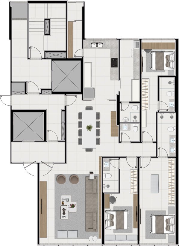 Planta 4 Suites — Taj Home Resort