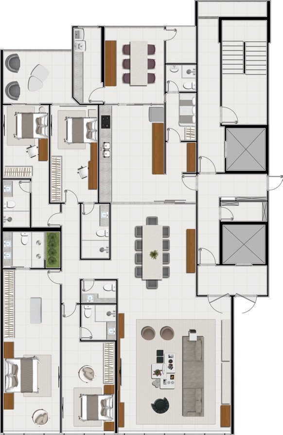 Planta 4 Suites — Taj Home Resort