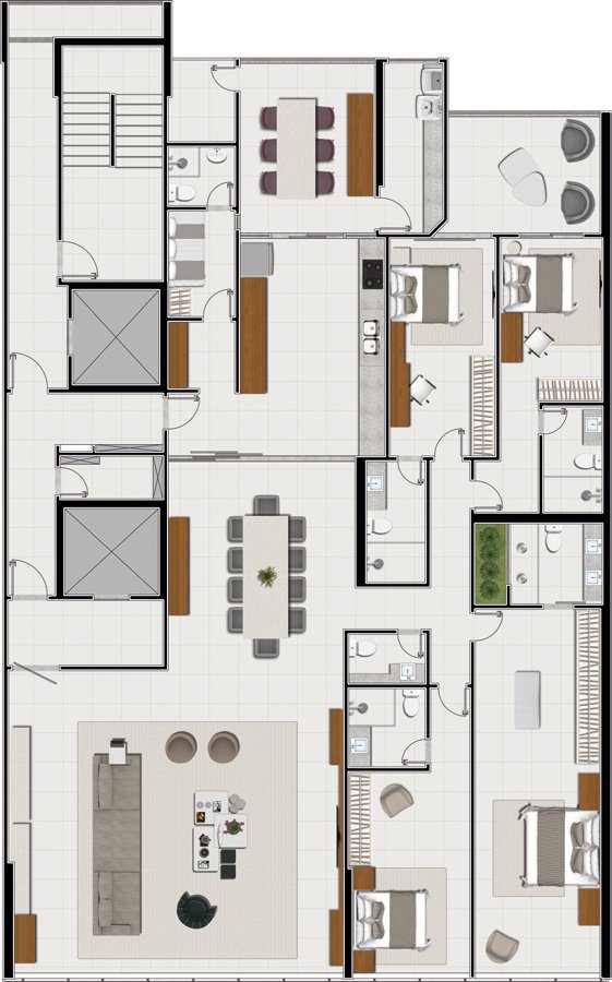 Planta 3 Suites — Taj Home Resort