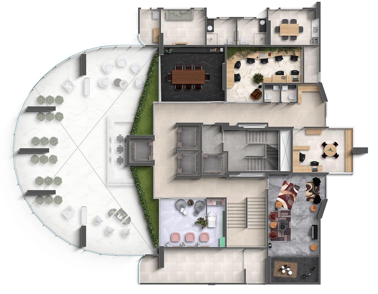 Planta Planta — Una Residence
