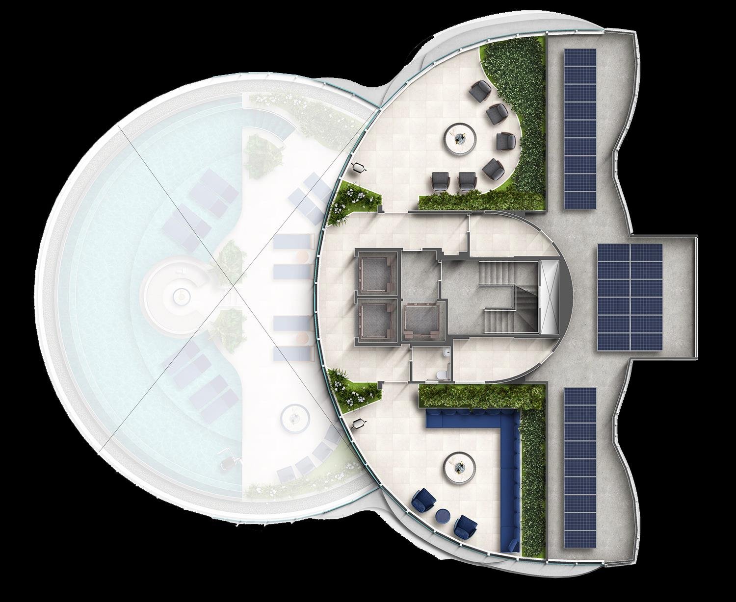 Planta Planta — Una Residence