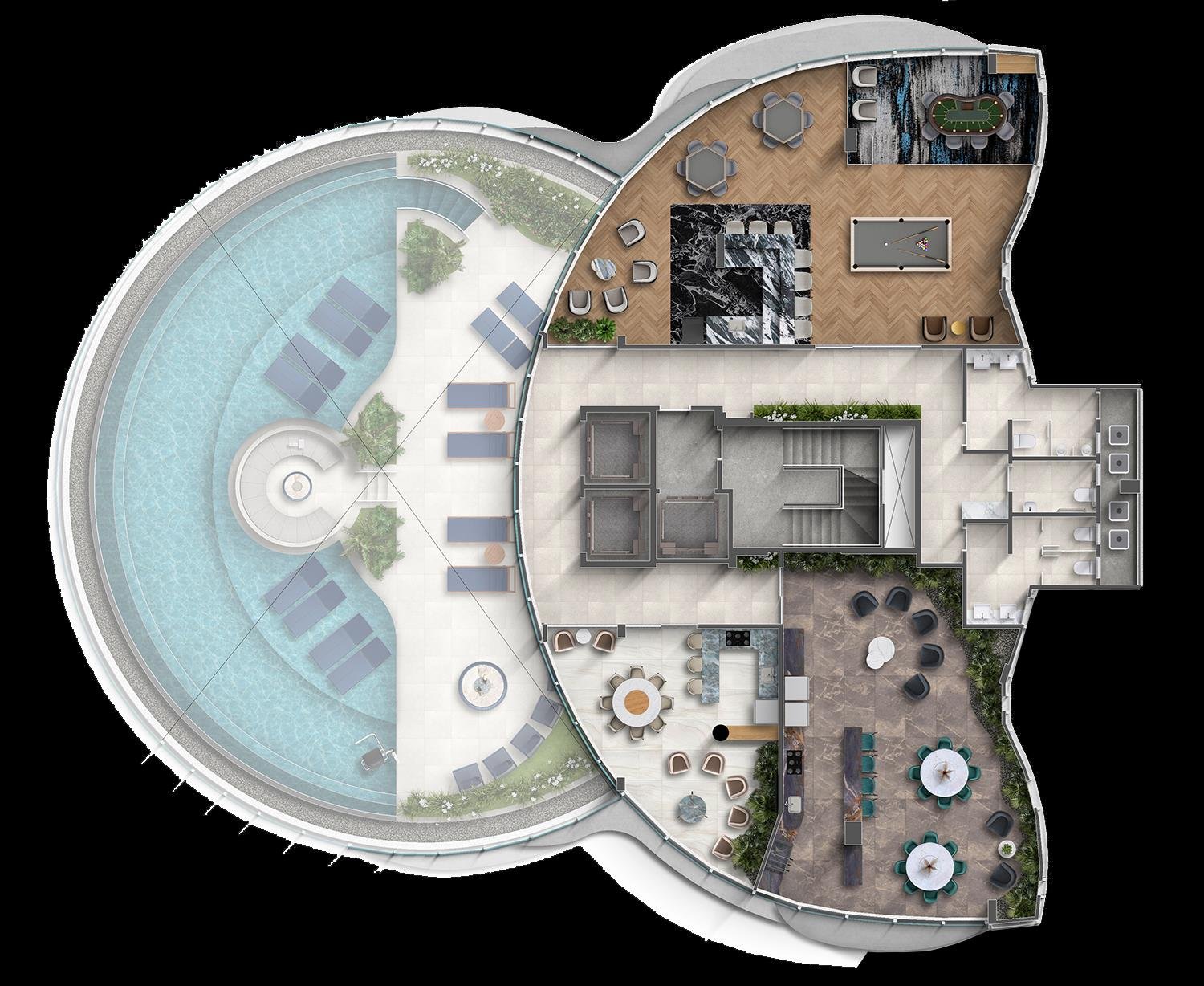 Planta Planta — Una Residence
