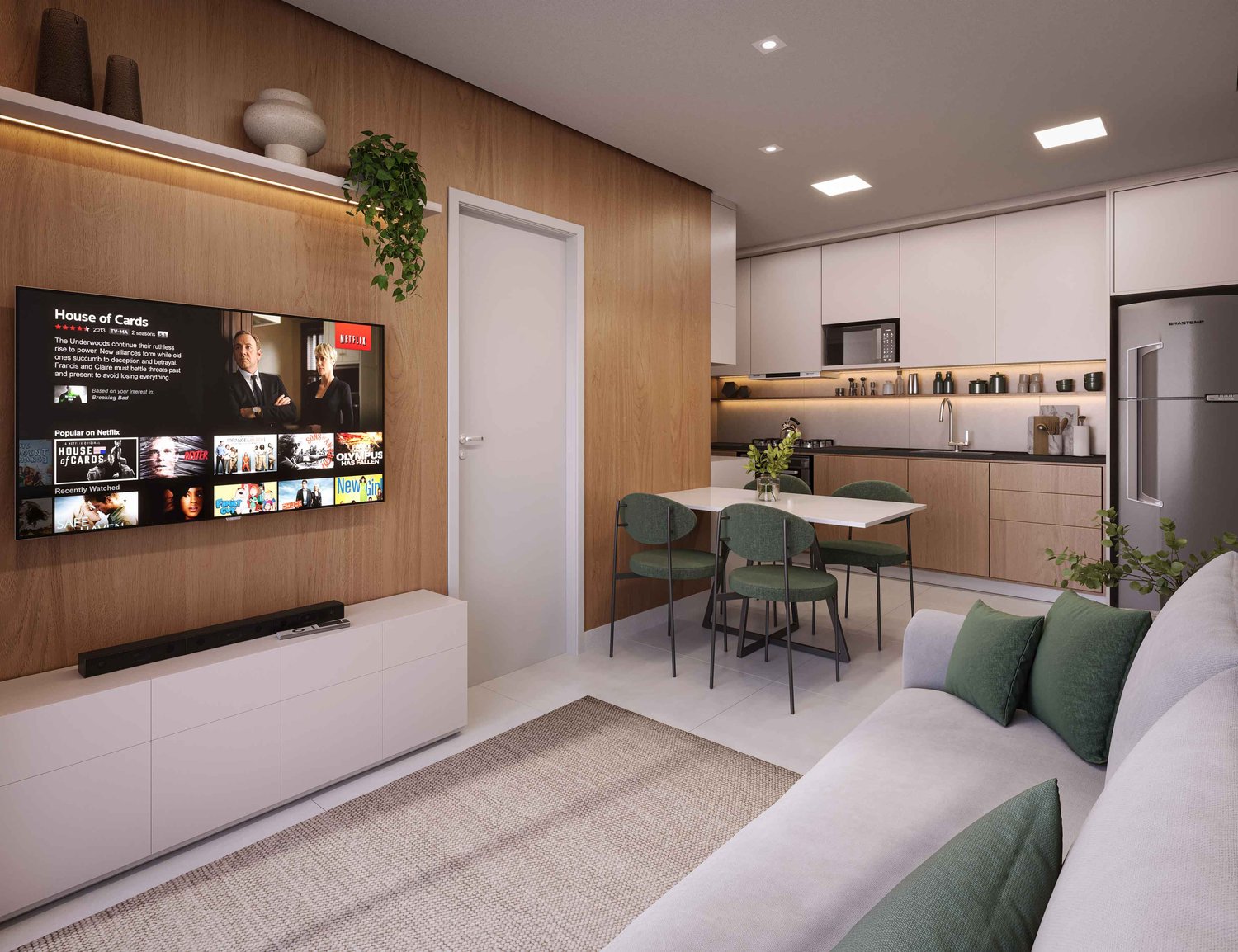 Planta 2 Quartos — Paradiso