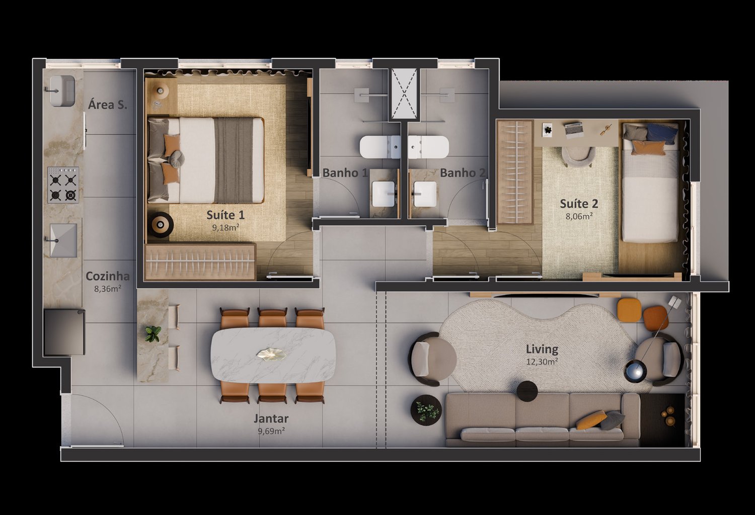 Planta Garden — Edge Luxury Apartments
