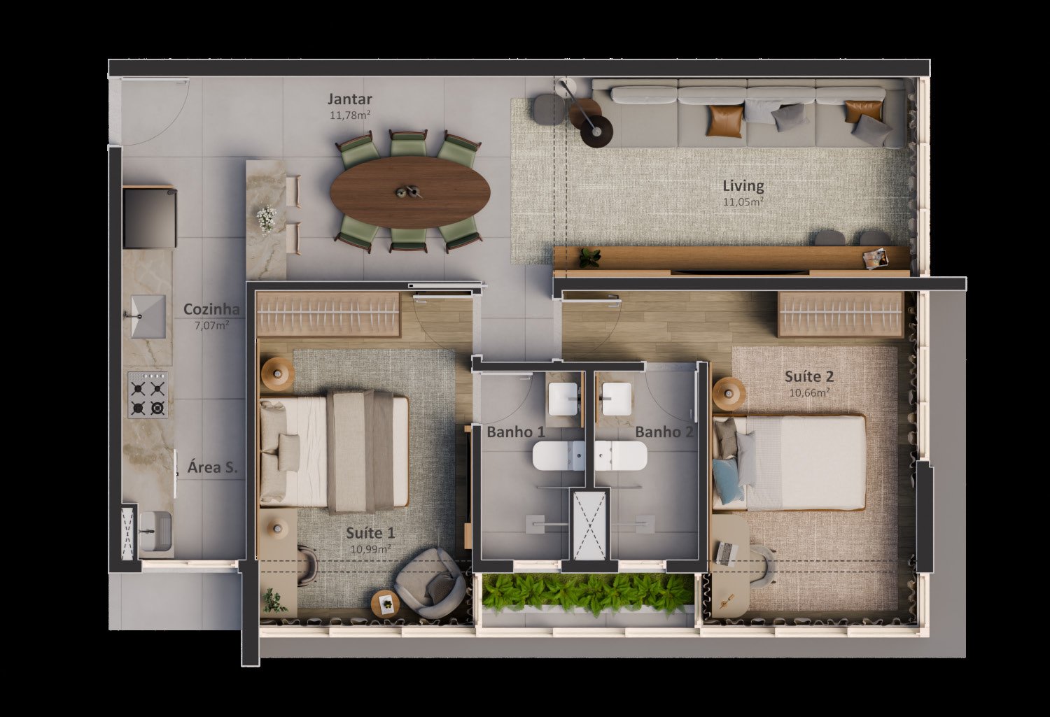 Planta Duo Home — Edge Luxury Apartments