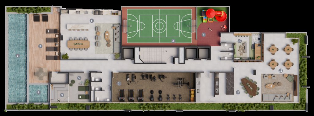 Planta Planta — Edge Luxury Apartments