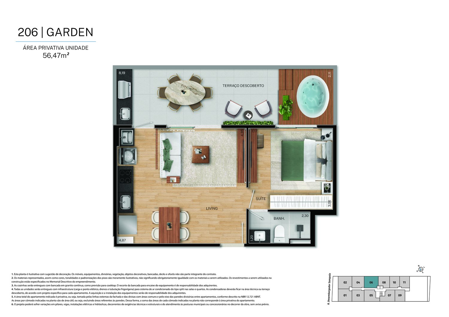 Planta 1 Quarto — Fit@370