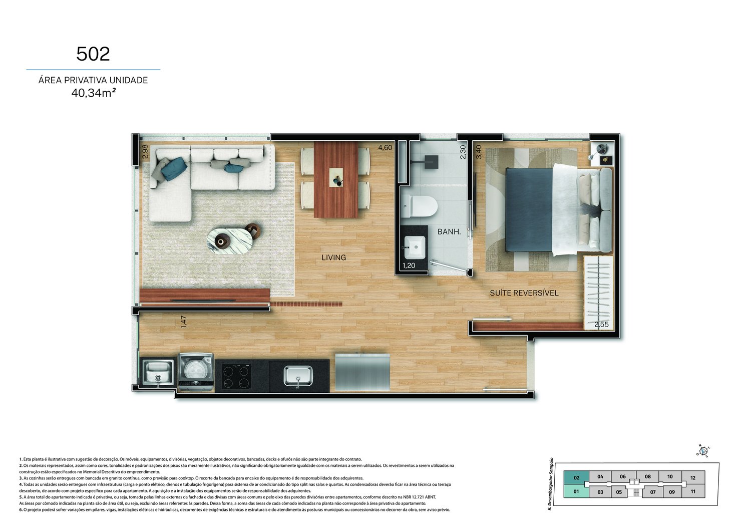 Planta 1 Quarto — Fit@370