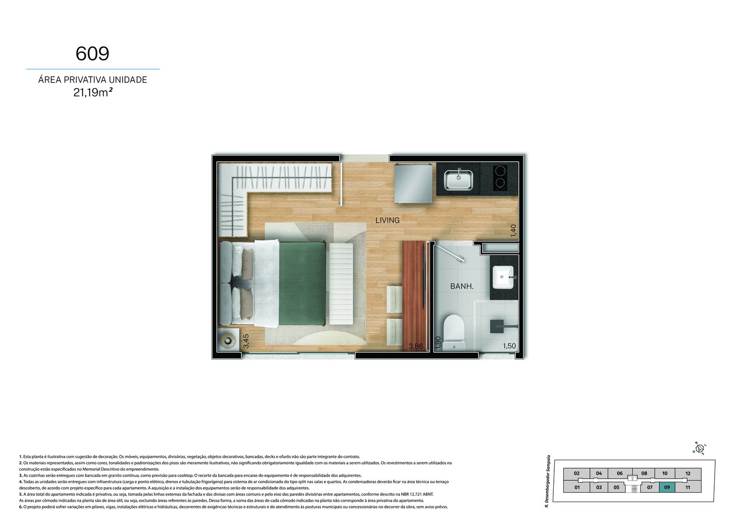 Planta 1 Quarto — Fit@370