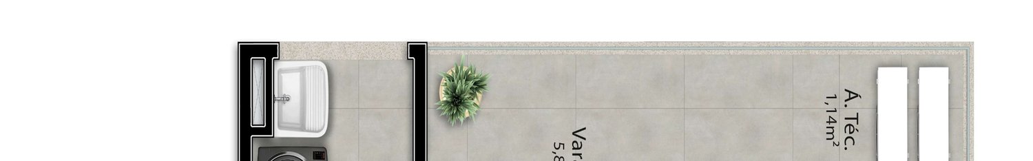 Planta Quarto/Sala - Coluna 04 — Galazzi Smart Living