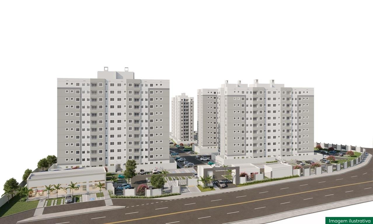 Planta 1 Quarto Com Varanda P/Pcd — Giardino di Bali Residencial