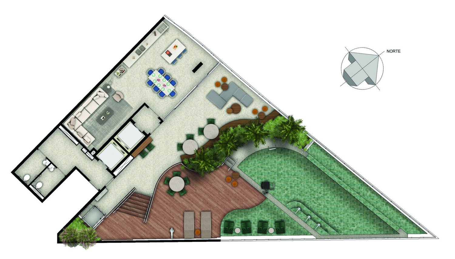 Planta Iate 2 — Ilha Vitória Ocean Front Residences