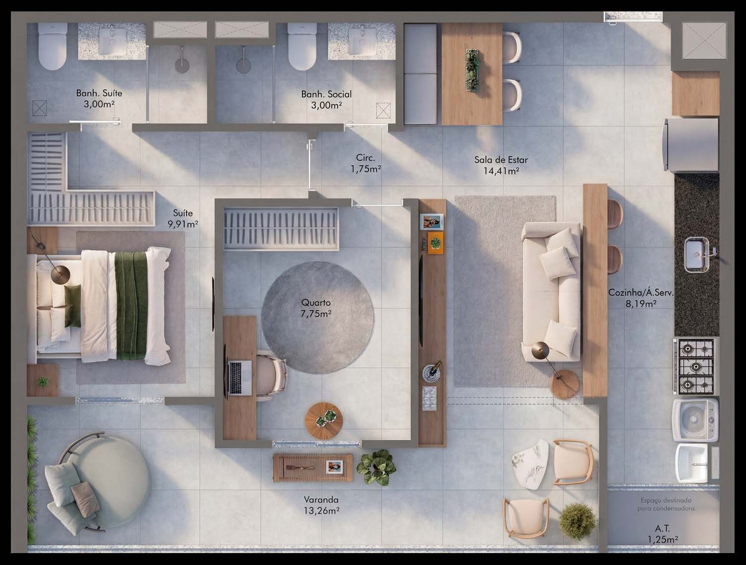 Planta Apartamento — ITA.living