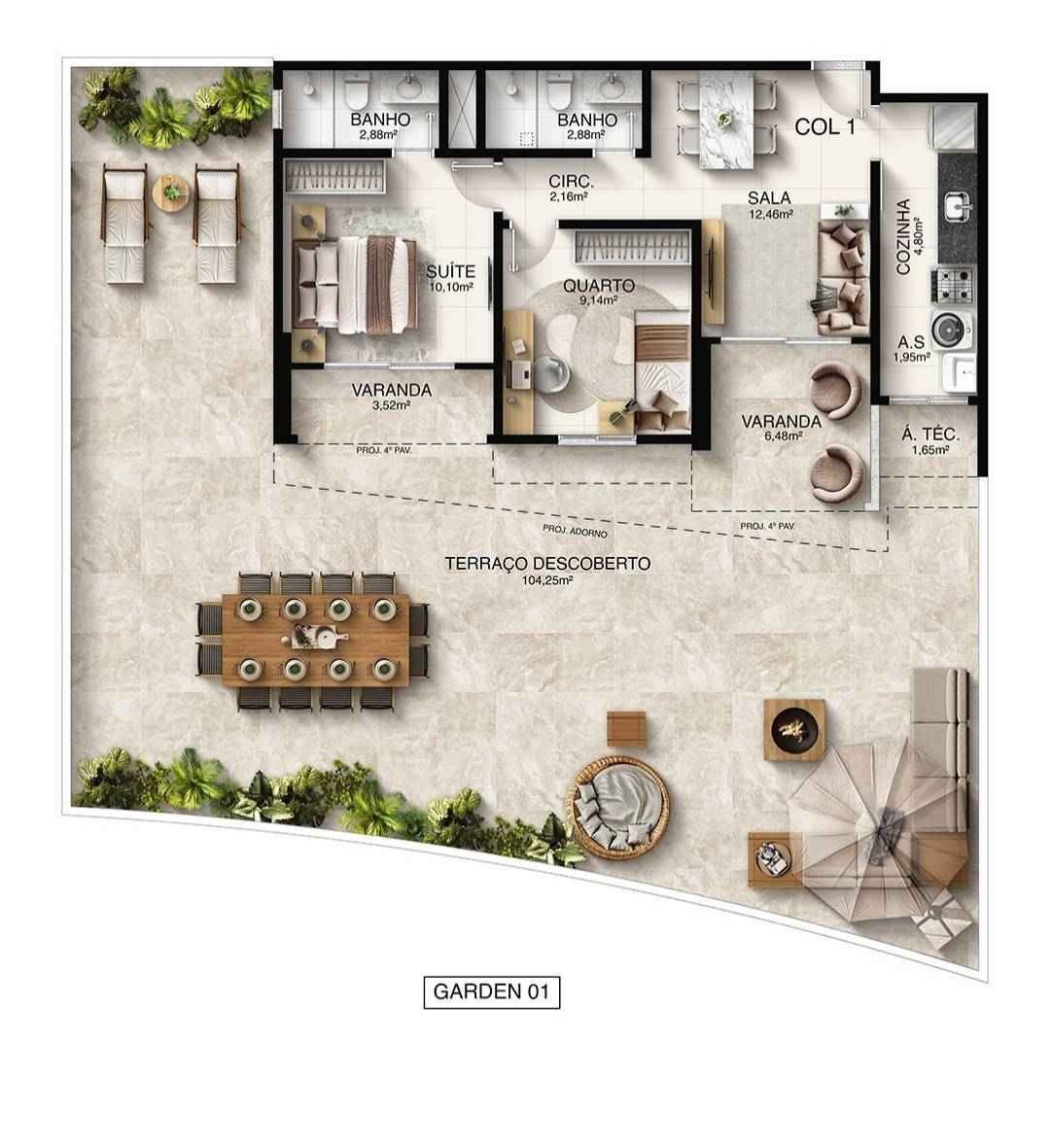 Planta Garden — Macan Residence