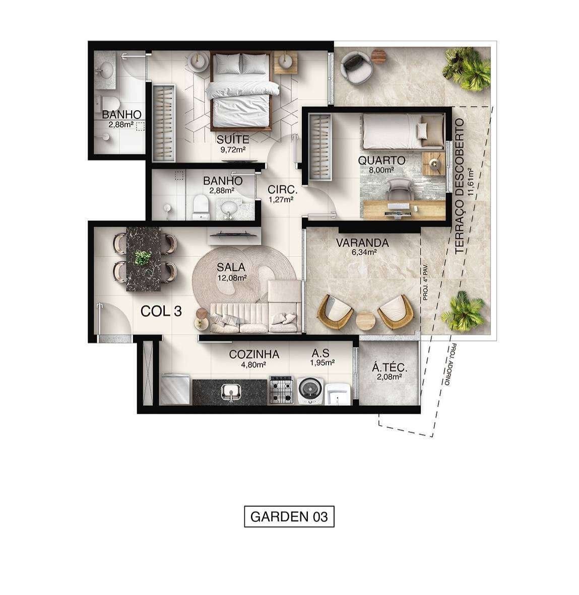 Planta Garden — Macan Residence
