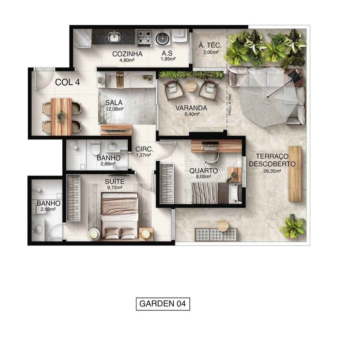 Planta Garden — Macan Residence