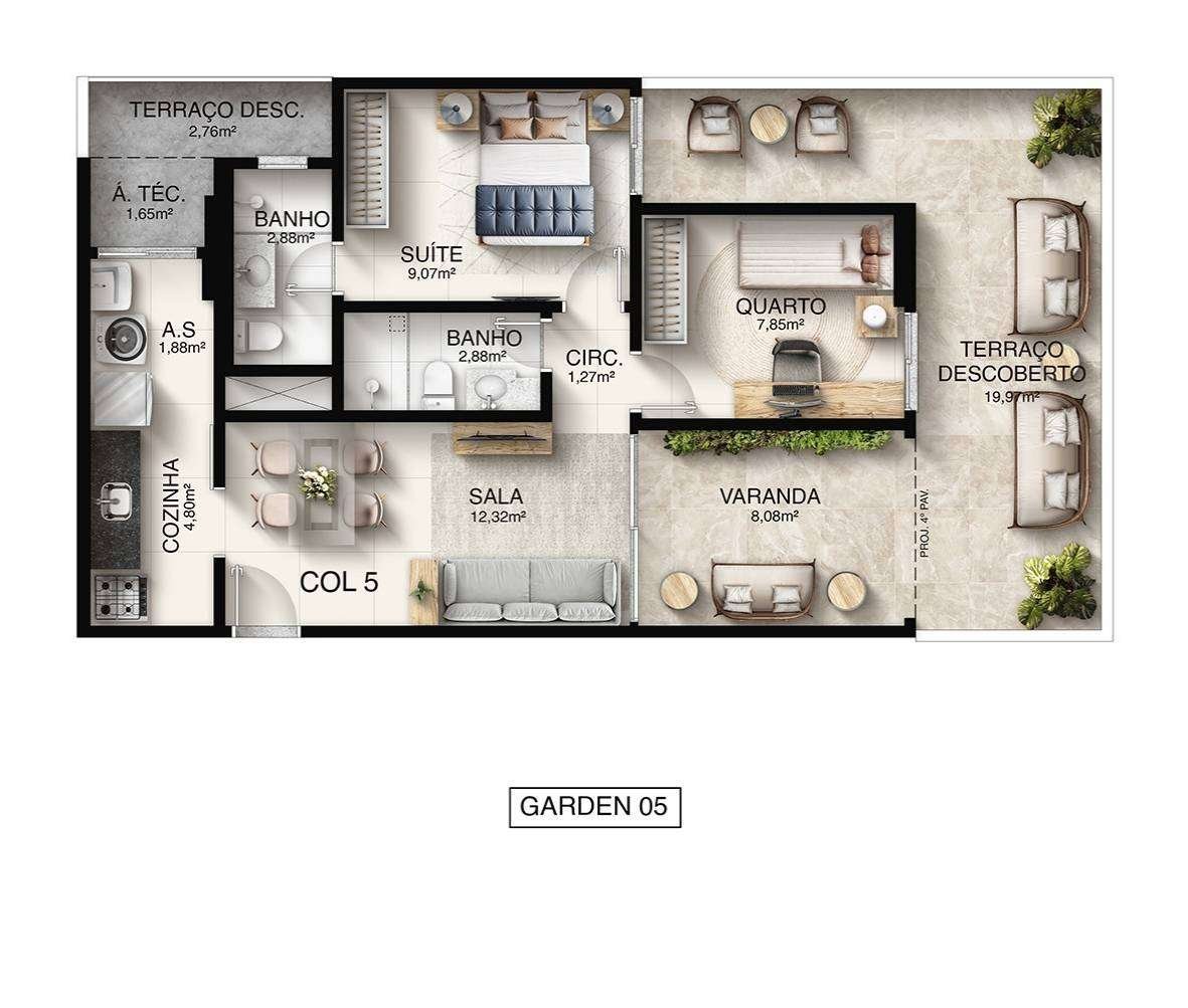 Planta Garden — Macan Residence