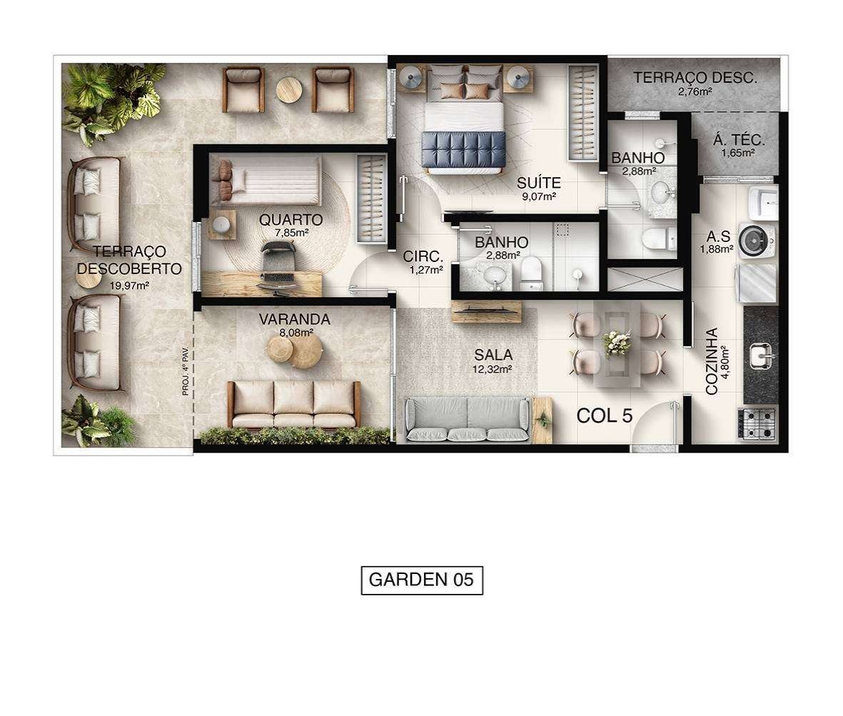 Planta Garden — Macan Residence