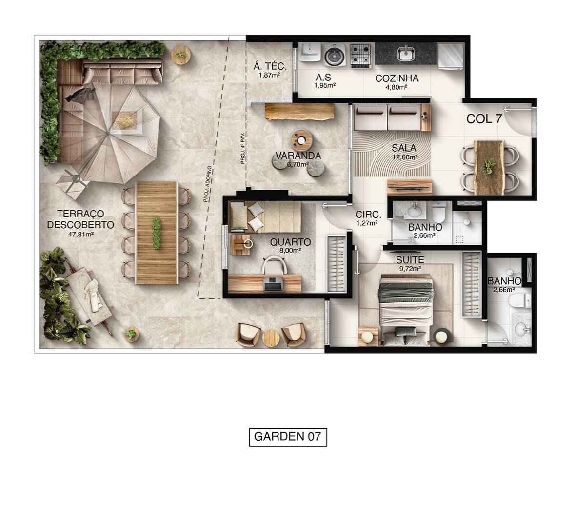 Planta Garden — Macan Residence
