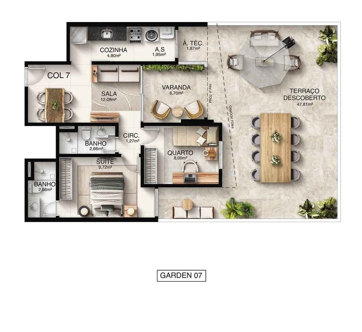 Planta Garden — Macan Residence