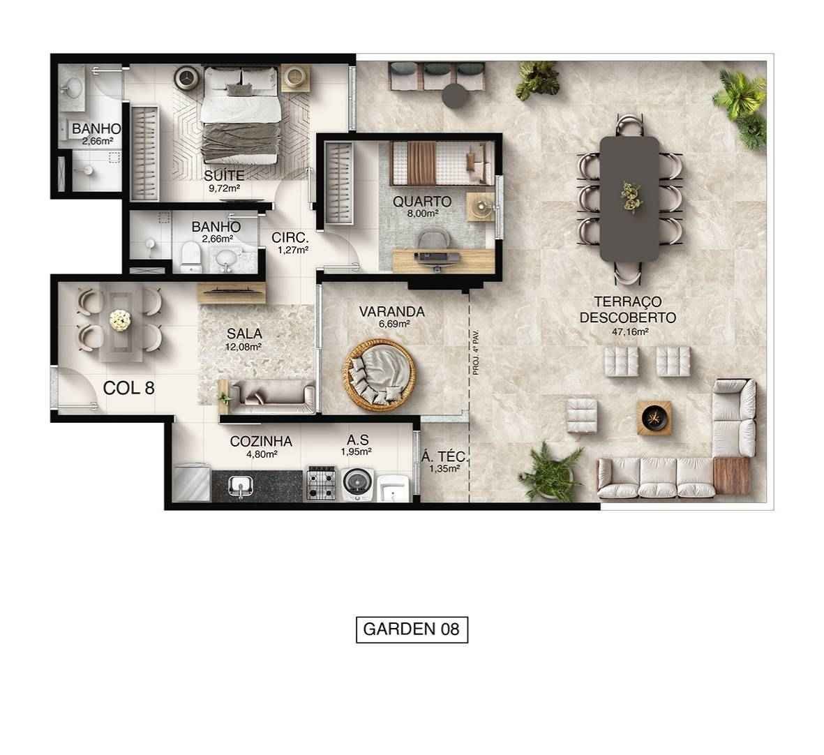 Planta Garden — Macan Residence