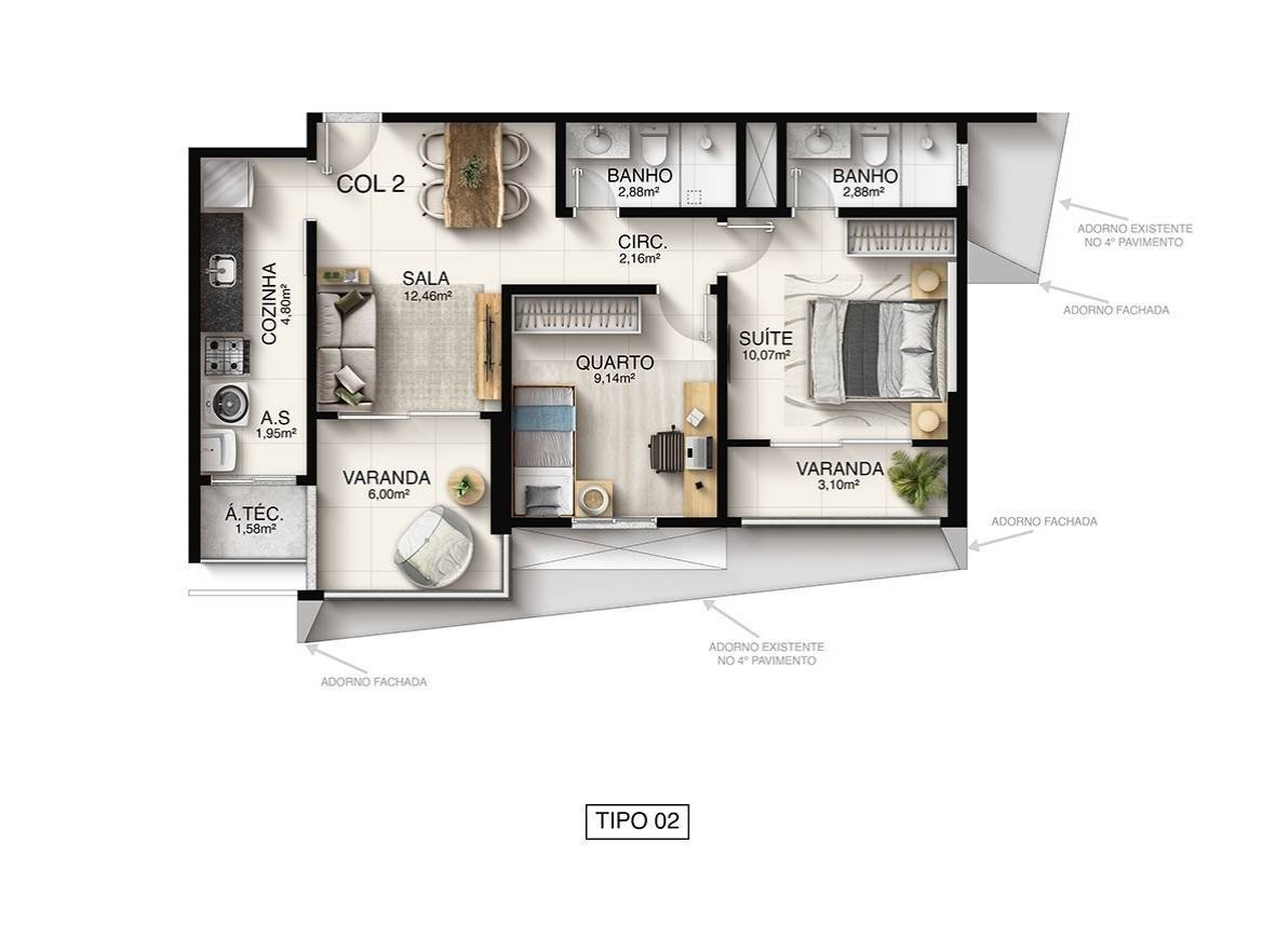Planta Planta — Macan Residence