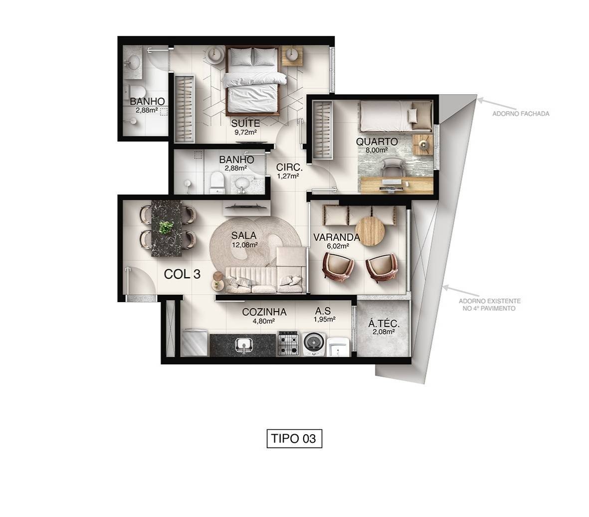 Planta Planta — Macan Residence