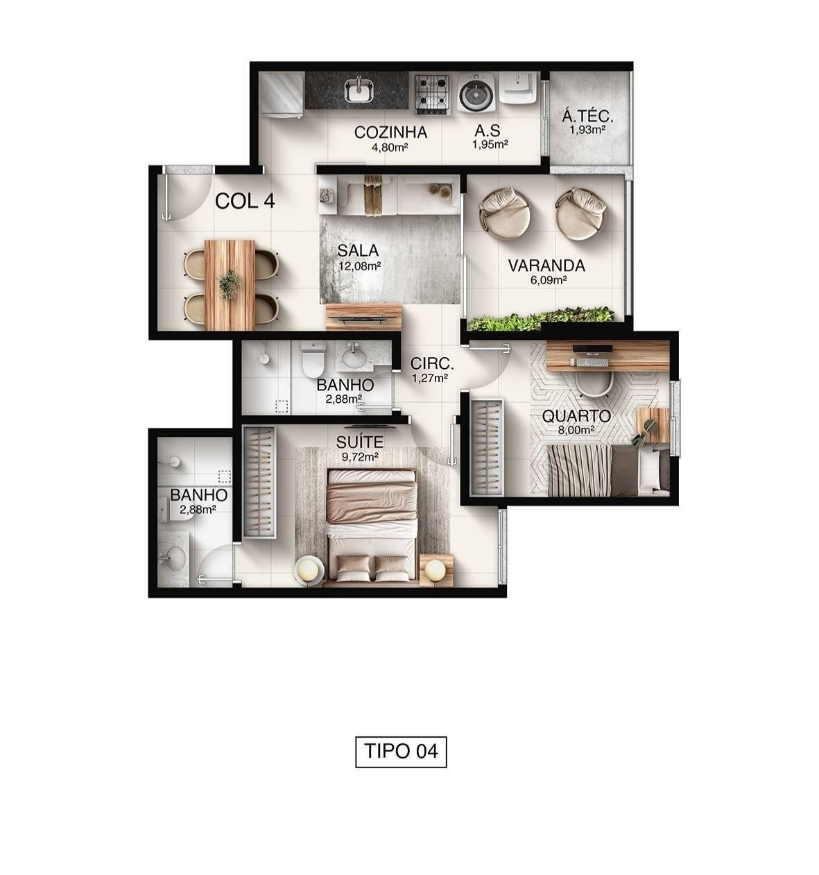 Planta Planta — Macan Residence