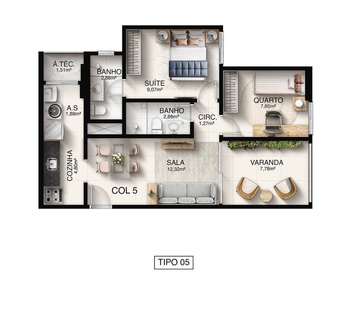 Planta Planta — Macan Residence