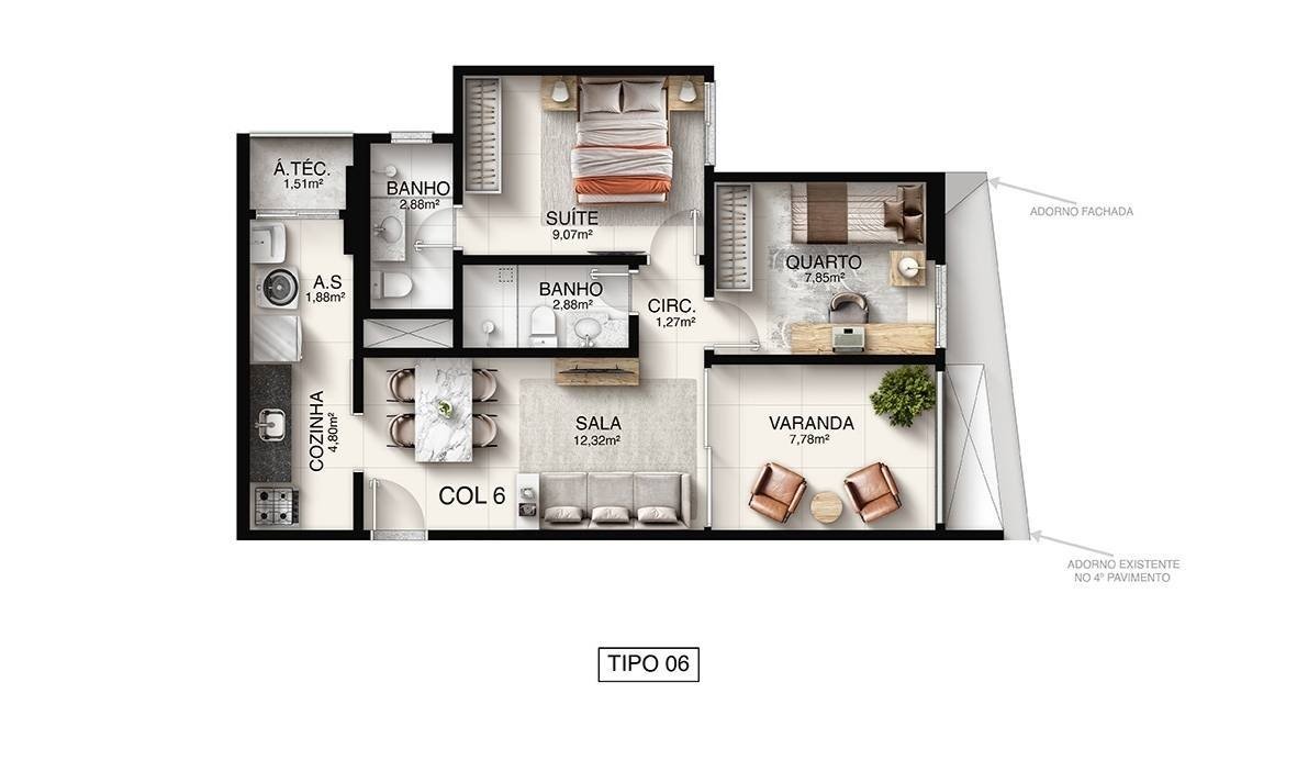 Planta Planta — Macan Residence