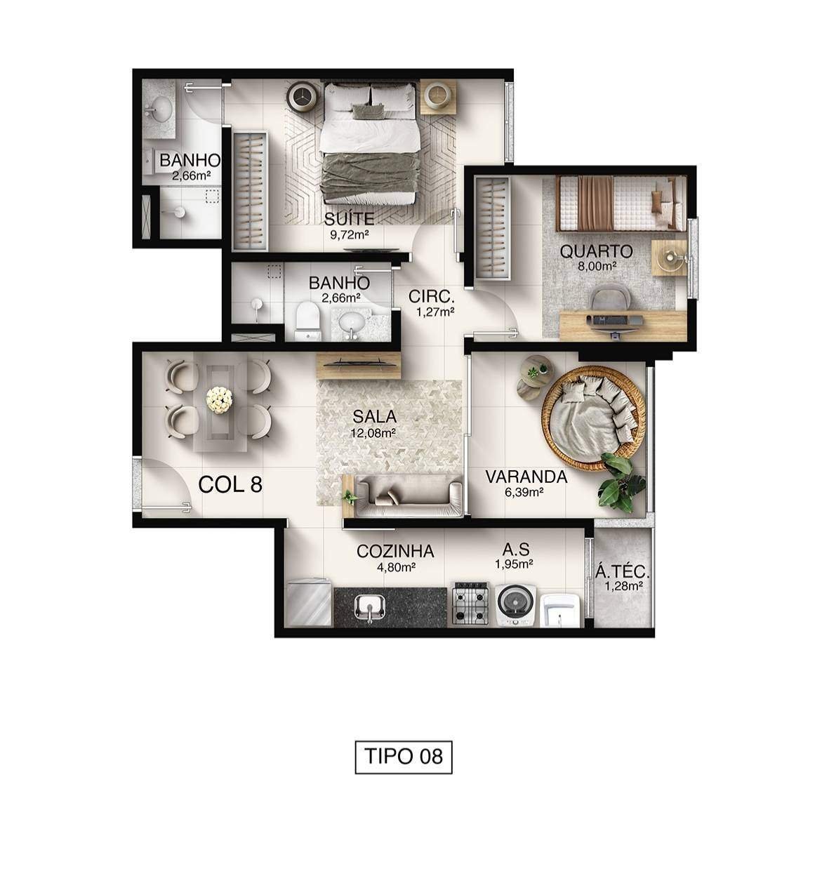Planta Planta — Macan Residence